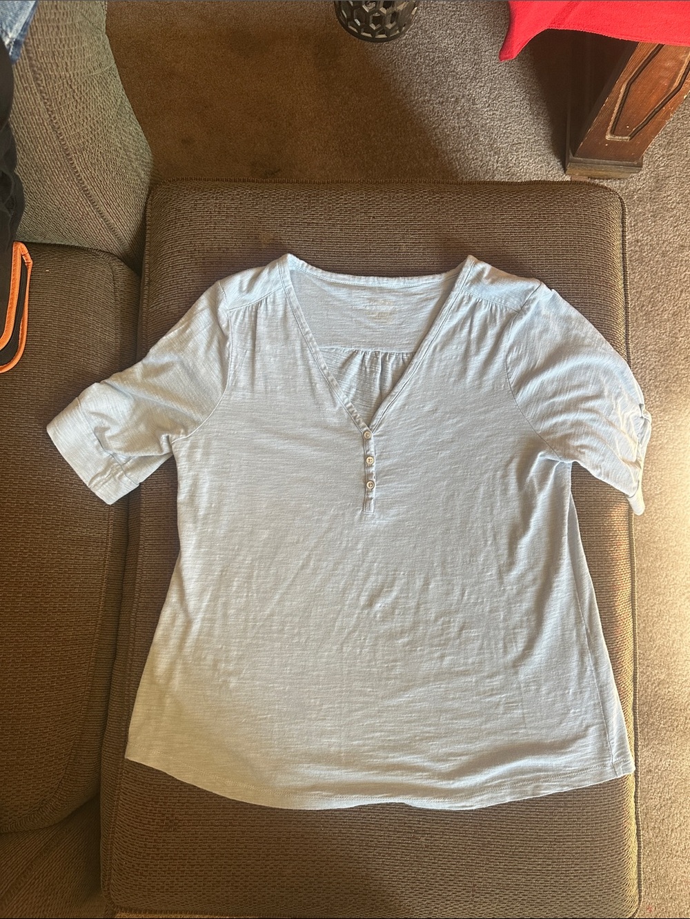 Light Blue Casual Chico’s Tee